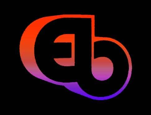 Eclectic Breaks logo, designed by Chris Morgan in 2000 for the London based music company known for DJ gear, events, and eclectic releases.
