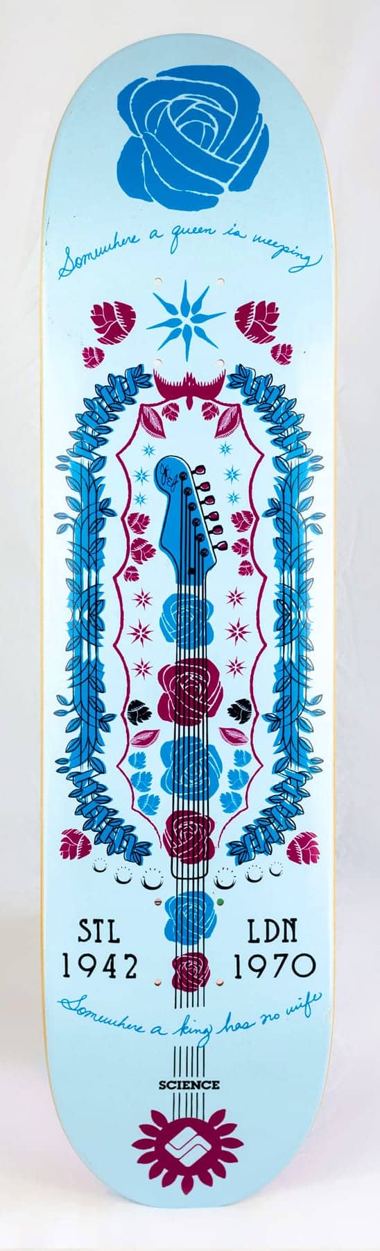 Jarrod Bryan - Wind Cries Mary skateboard graphic