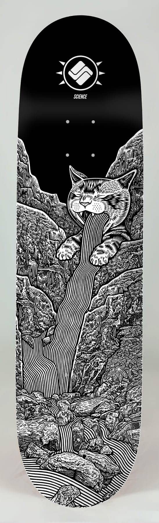 Matthew Green - Sickest Cats skateboard graphic