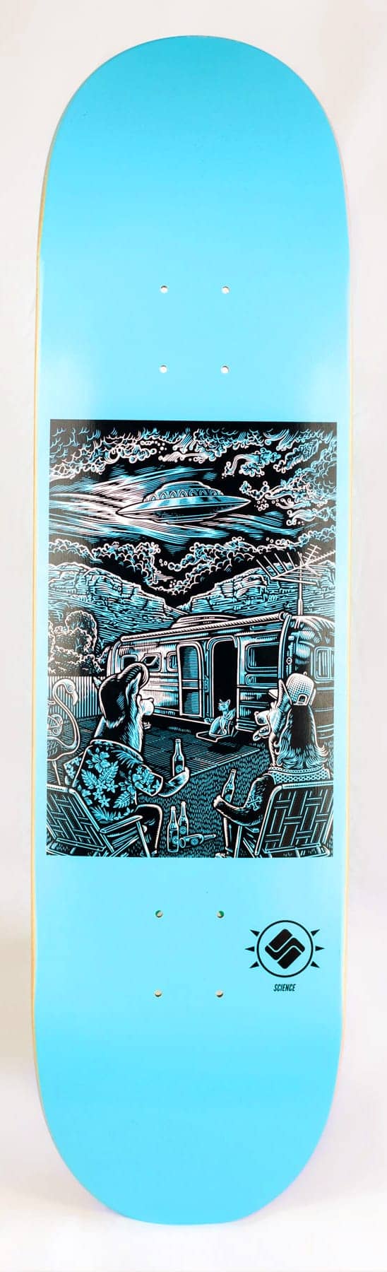 Matthew Green - UFO skateboard graphic