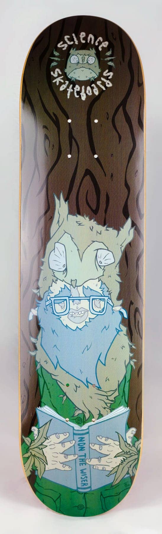 MrGauky - None The Wiser skateboard graphic