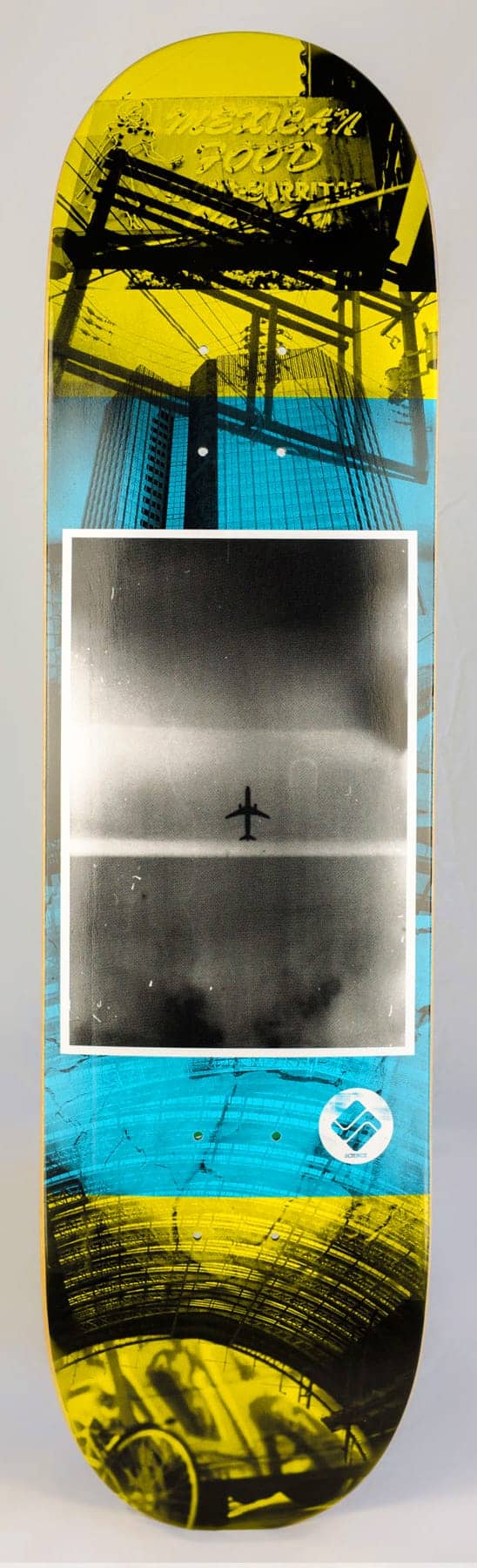 Paul Gonella and Chris Morgan - Traveller skateboard graphic