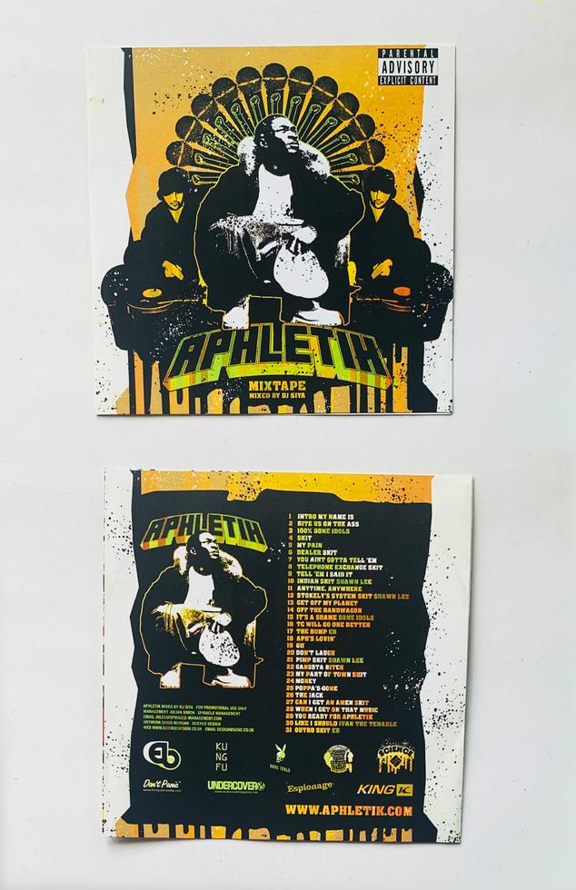 Aphletik MC, mixtape artwork
